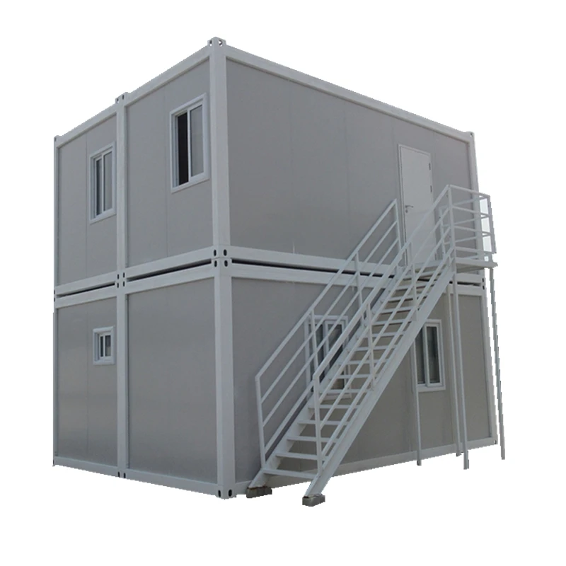 Prefab Flat Pack Homes , Two Story Container Container Houses Allstar Steel Homes Door Modern Made in China Hotel 50-150mm CE,BV