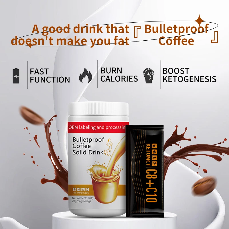 Lifeworth KETO Coffee Slimming Weight Loss Natural Custom Packing Bag Packaging Normal Temperature Chocolate Flavor Top Grade