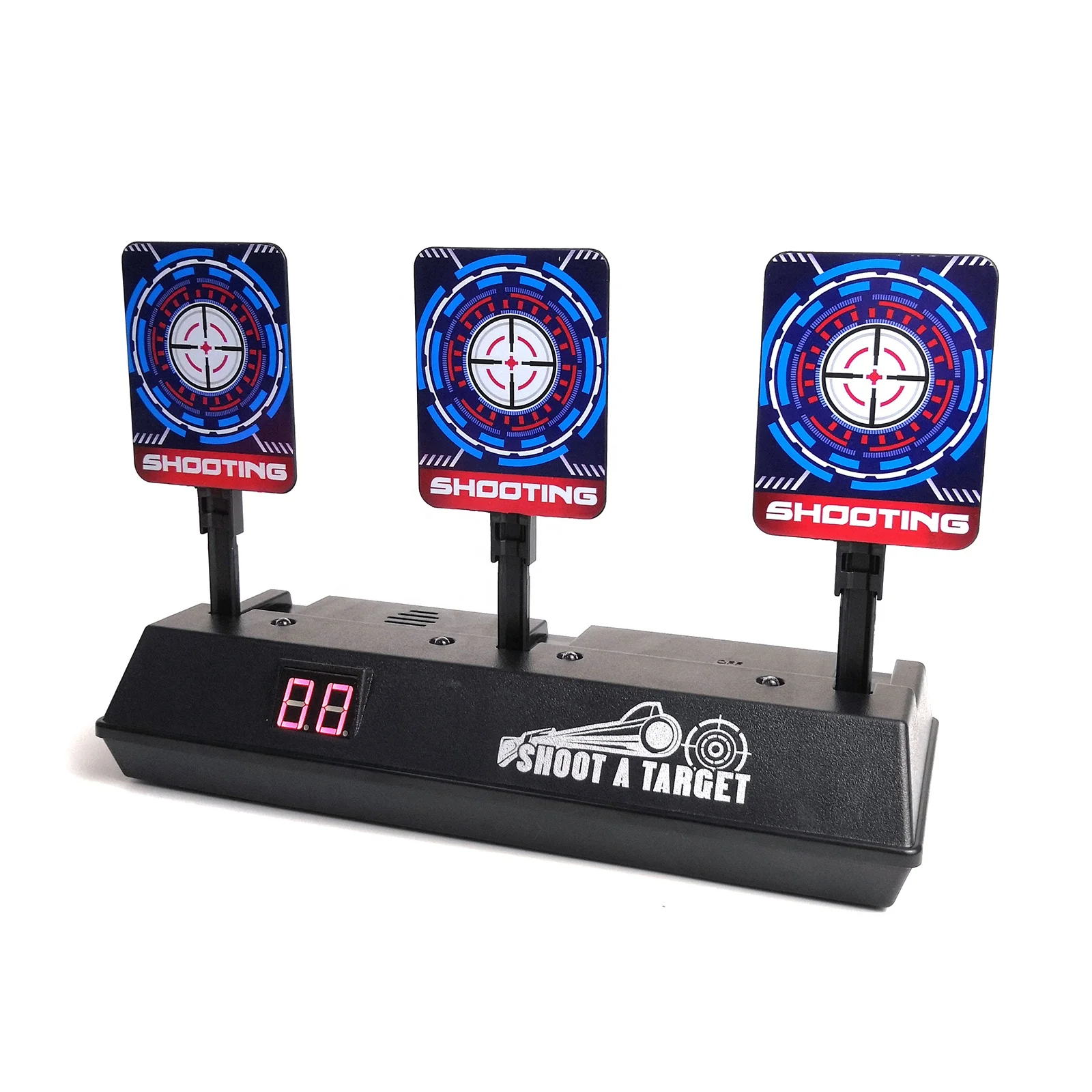 Kids Electric Toys Shooting Target Sound Light Shooting Game High Target Shooting Game for plastic BB pellets only