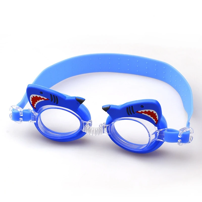 Hot sale cute design custom uv eyes protection anti-fog pool glasses cartoon mermaid  swim goggles for kid