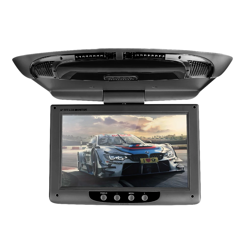 9 inch roof mounted LCD TFT car monitor with AV-IN