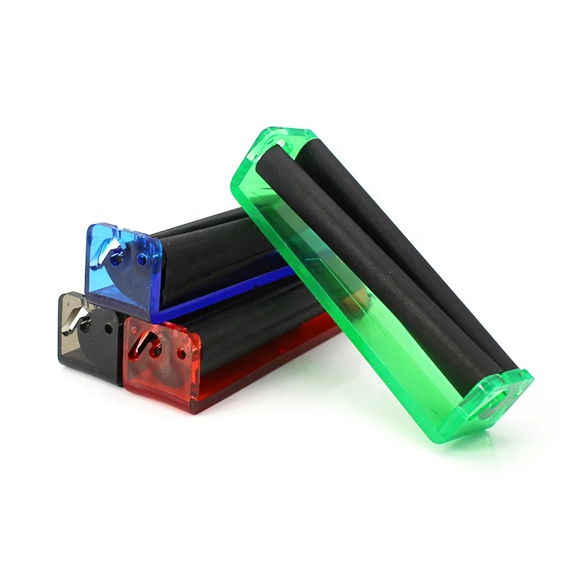 UKETA Wholesale Cheap Colorful Plastic Tobacco Cigarette Maker Portable Cigarette Rolling Machine