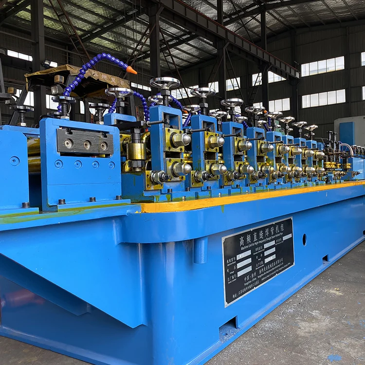 HF Welding Carbon Steel Pipe ERW Tube Mill Making Machine Manufacturing