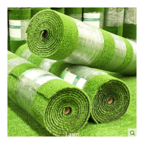 Wholesale cheap 3D sports protection artificial grass yarn, Natural Looking PP Grass tiles artificial grass