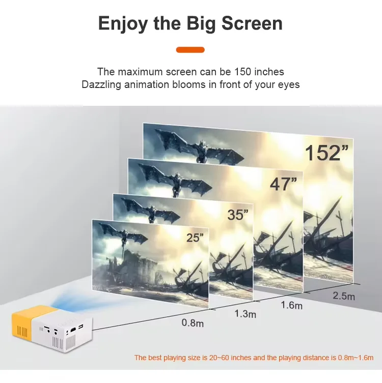 Android 11 Wifi 4k Video projector 480P Full HD Home Theater Projector Smart Portable Mini Projectors