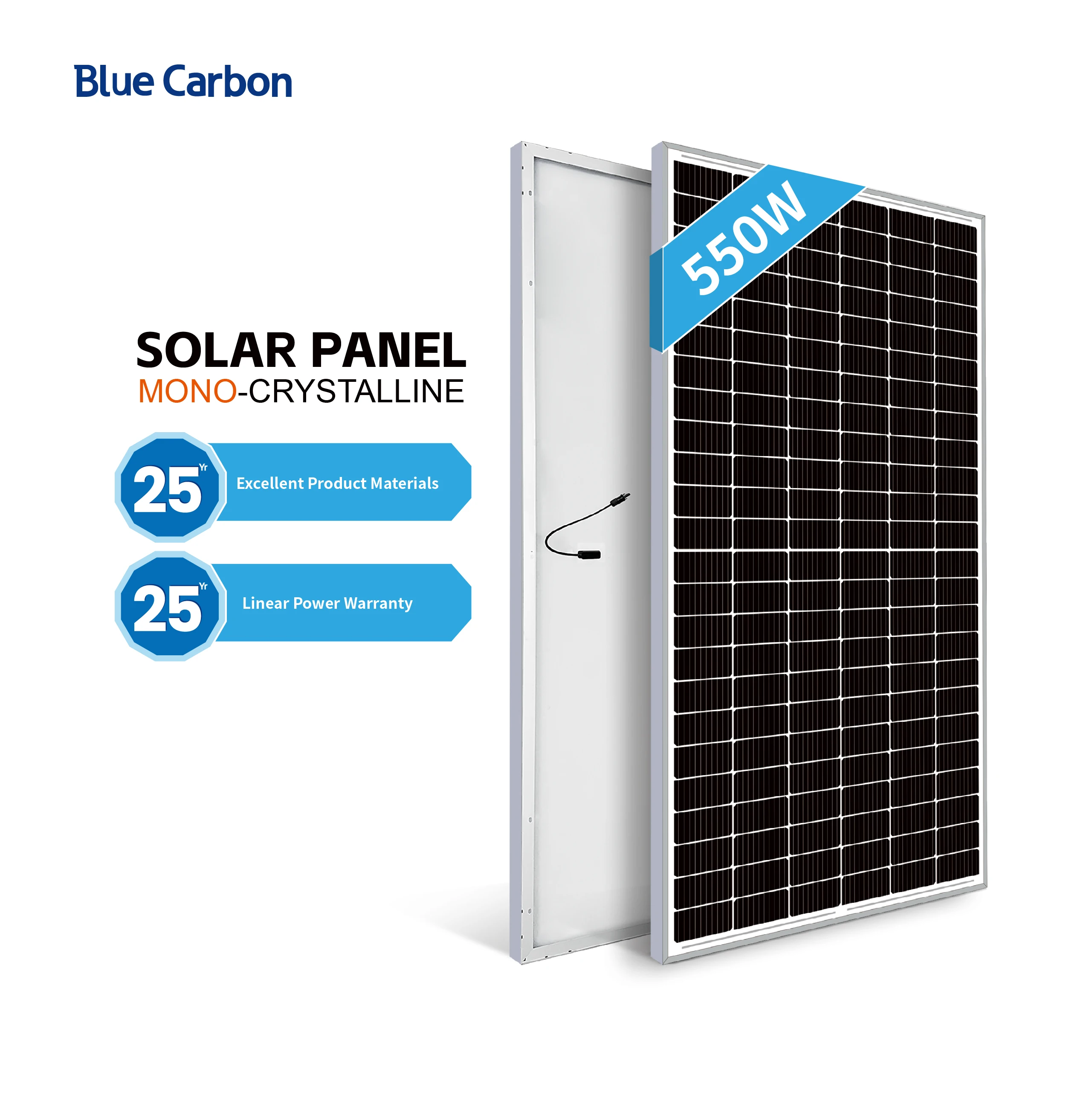 TUV certified High Efficiency solar panel  PV panel mono solar panel Solar cell 550W 540w Mono Solar Panel High quality