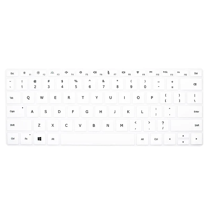Stylish Design Silicone Keyboard Covers Keypad Skin Protector Protective Film For HUAWEI matebook X/D Series 13/15 inch