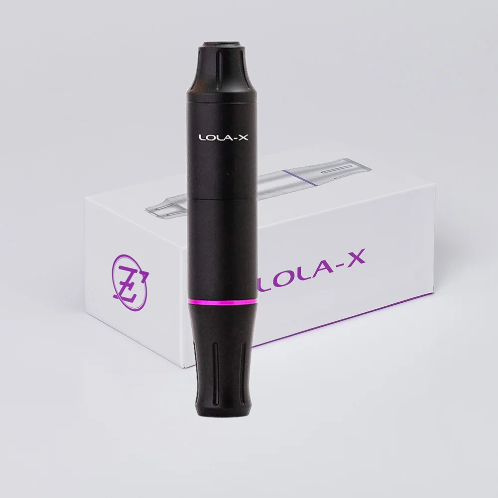 Черная машинка для перманентного макияжа EZ LOLA X тату бровей подводка глаз губ Перманентный макияж волосы скальп