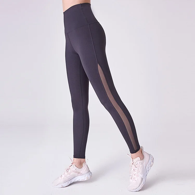 Create high-preforming sustainable activewear recycling mesh blank yoga pants with Econyl yards