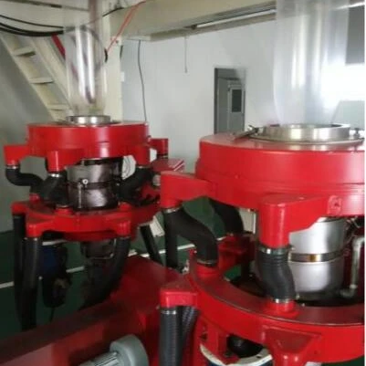 Plastic Industry Line Die Head Double Air Ring Polyethylene Blown Film Extrusion Machine