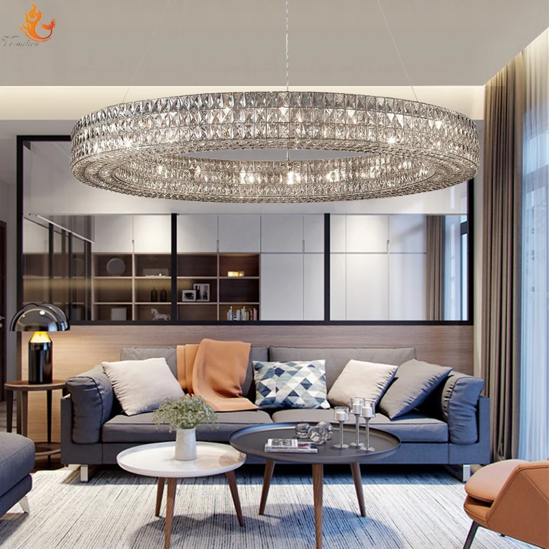 American style chandeliers hotel lobby home hall custom lighting decoration  crystal chandelier