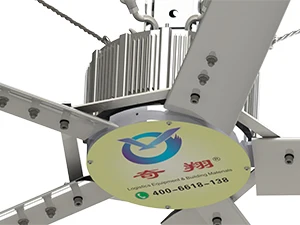 Aluminum material Giant industrial ceiling fan from Bangladesh