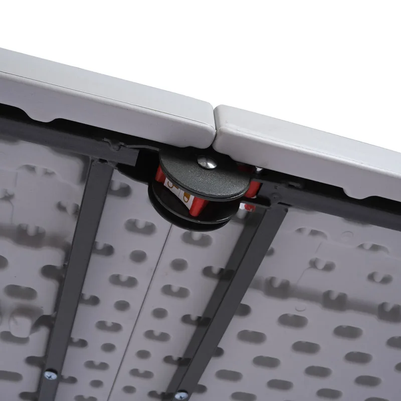 Oeytree 6 And 8FT  White Folding Camping Table Portable Picnic Plastic Table