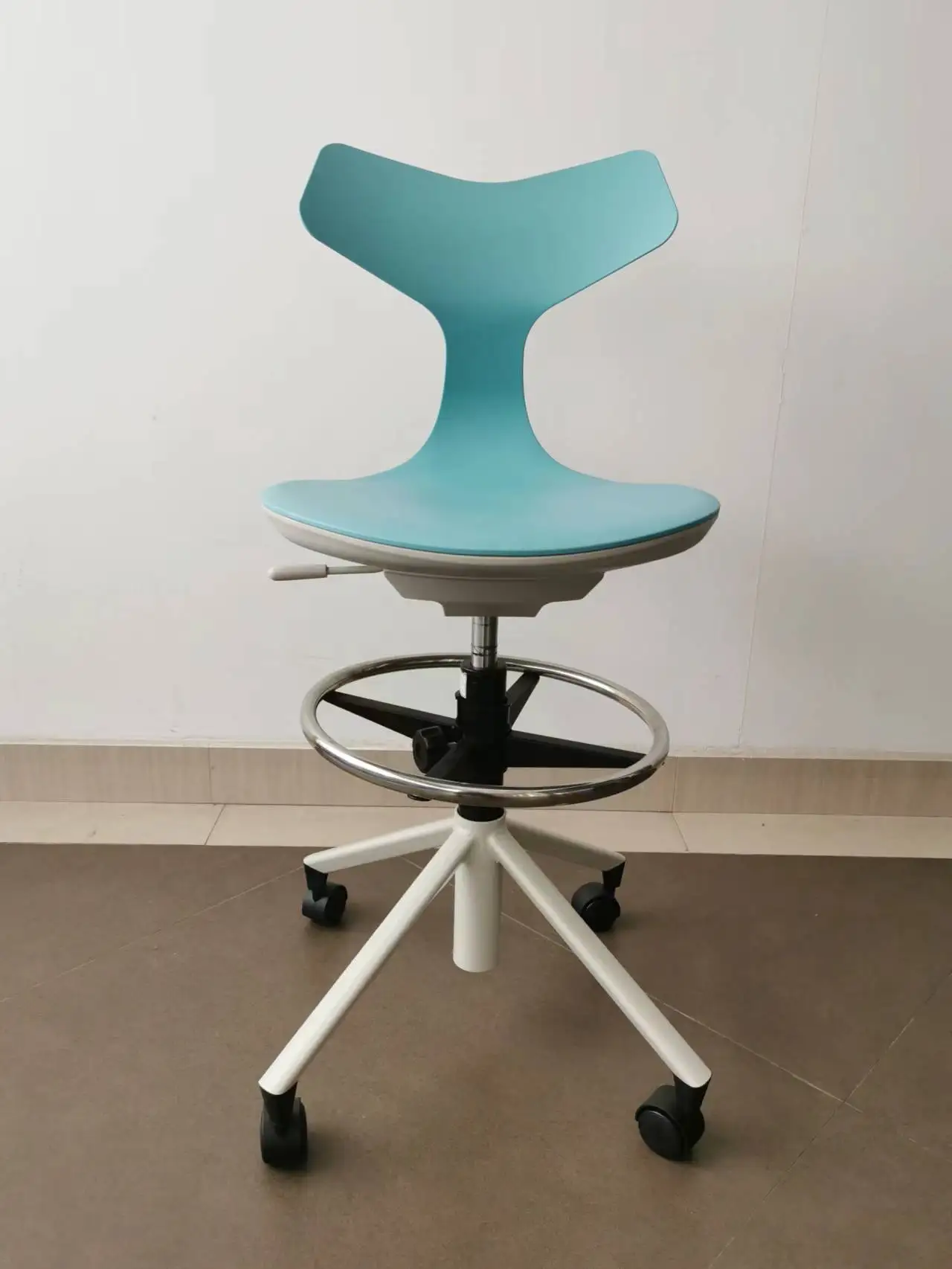 GS-1830A-2 Whale Design Height Adjustable Armless PP Lab Chair for Home Office Bedroom hotel Workshop or Hospital