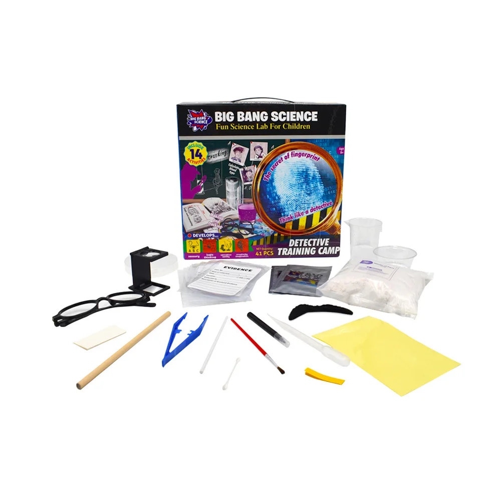 
Children Crime Catchers Spy Science Kit Investigate Forensics Toy Kit 