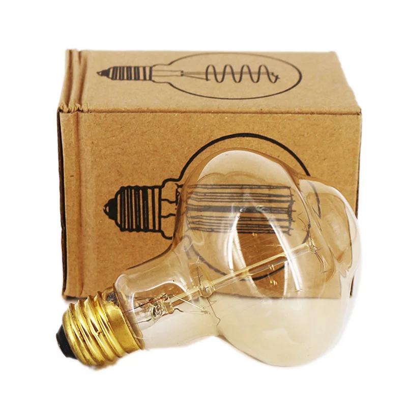 Vintage Edison Bulb E27 Incandescent Filament Decorative Light Bulb 40w 220V Lampada Glass Lights Retro Edison Lamp L80