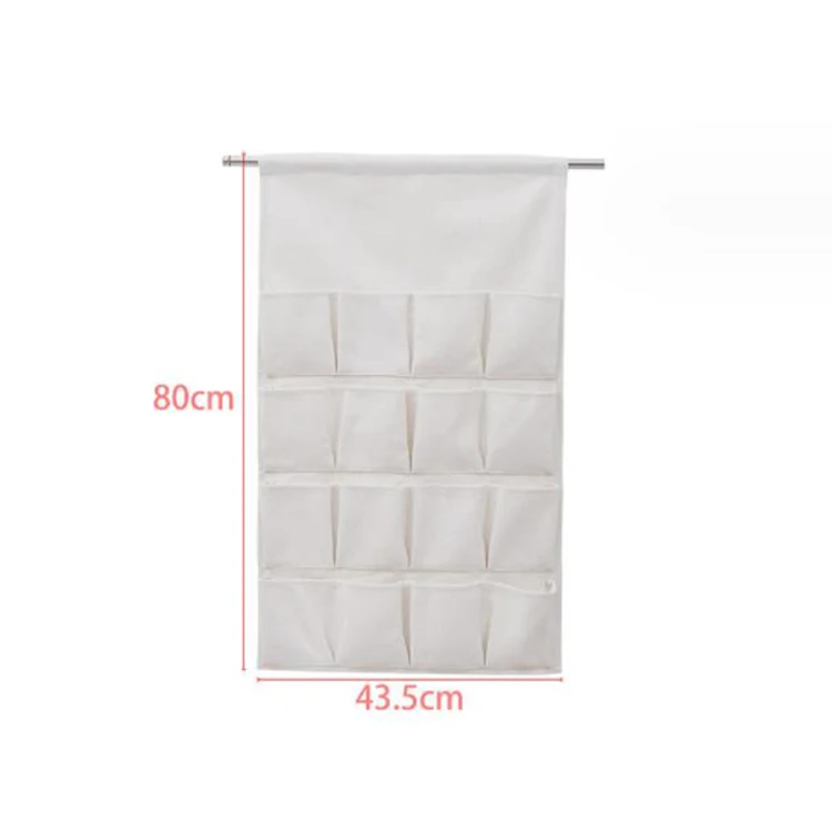 Custom Embroidered 24 Pockets Christmas Countdown Advent Calendar Sublimation Blank Hanging Canvas Wall Storage Organizer Bag