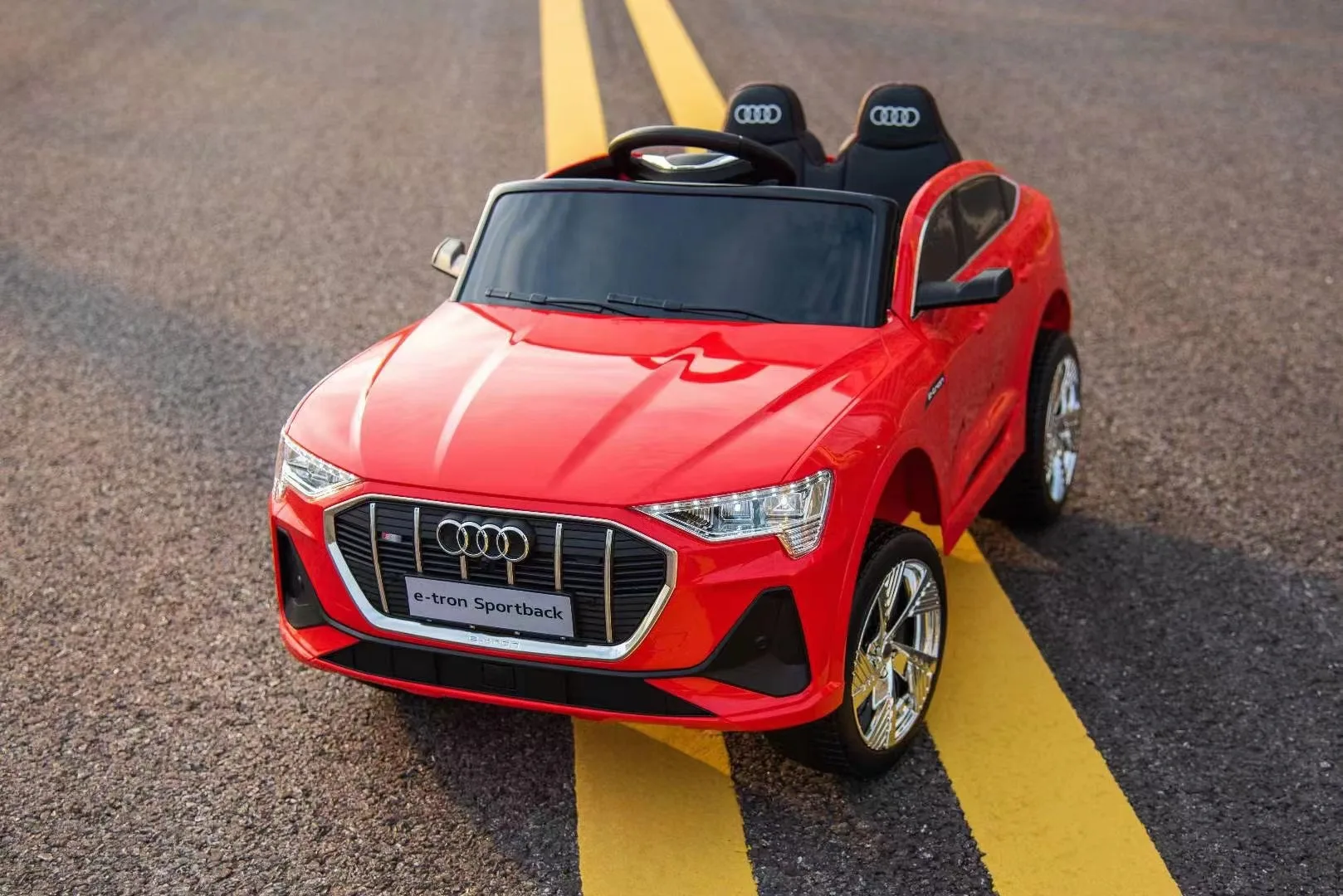 Licensed Audi Powered Electric Car for Kids with Parent Remote Control, Lights, Horn, Music, Ride on Toys