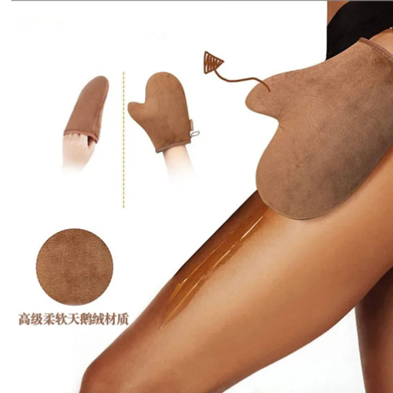 2023 New Trending Long Handle Cream Applicator Spatula for Back Body Skin Care Self Tanning Mitt Applicator