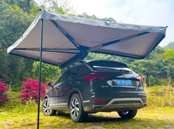 Outdoor camping 270 degree free standing awning without support poles