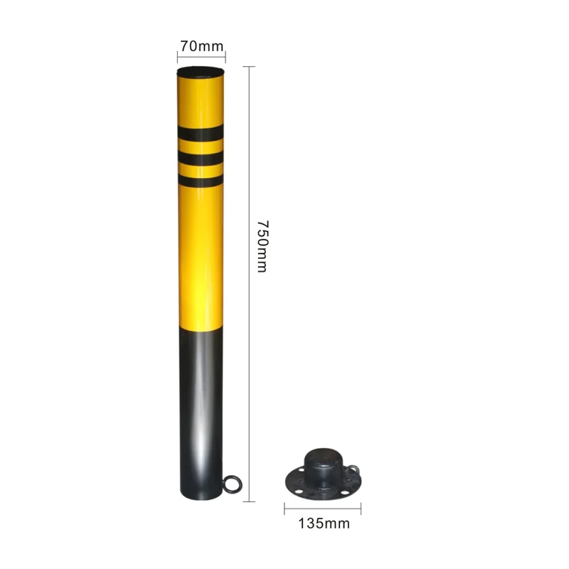 High Quality Traffic Safety Warning Bollard for Road Highway Outdoor & Airport Use Available for Wholesale Made of Steel & PU