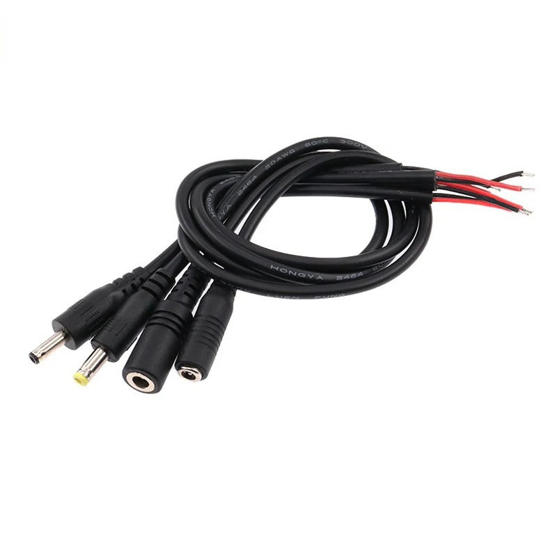 DC3.5-1.35mm male and female connector plug DC power cable 0.3m2 single head 4.0-1.7 round hole