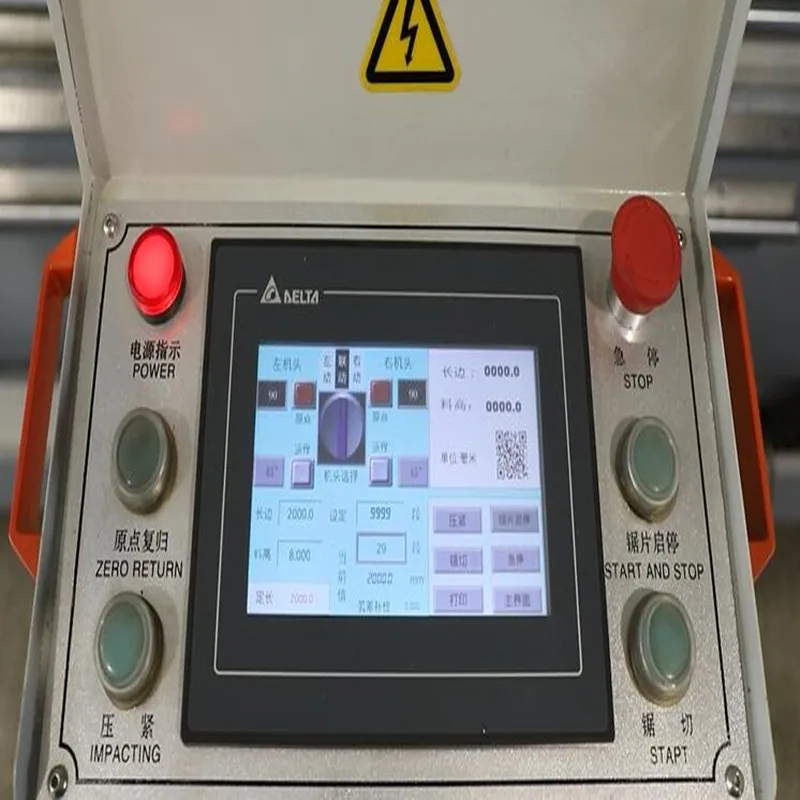 CNC Window Door Making UPVC Window Machine Double Head Cutting Saw Machine