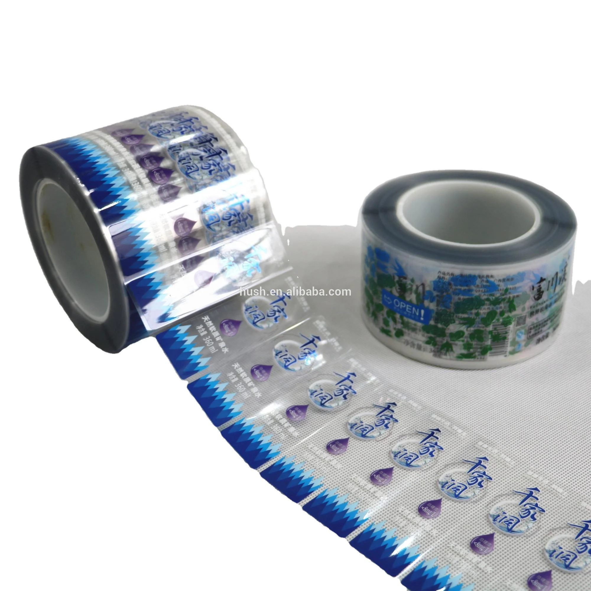 Waterproof Transparent Custom Label Sticker , Printing Adhesive Label For Plastic Bottle