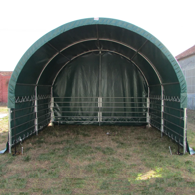 2x2m PVC Fabric Horse Stable Shelter for sales