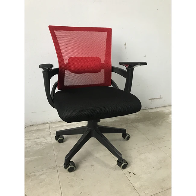 High Quality Modern Design staff office task chair Mesh Nylon Caster Fabric Office Chair Lift Armrest swivel Office Chair