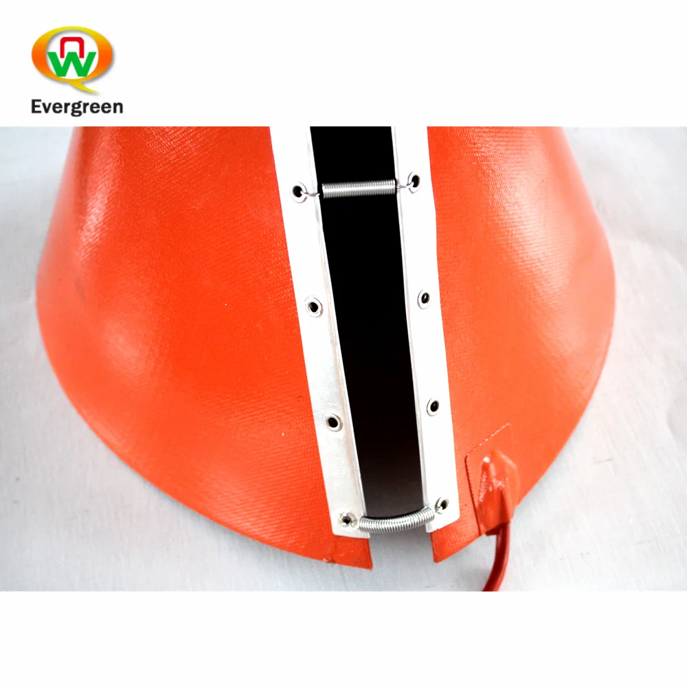 Custom funnel type silicon rubber heater sector silicon rubber heating plate