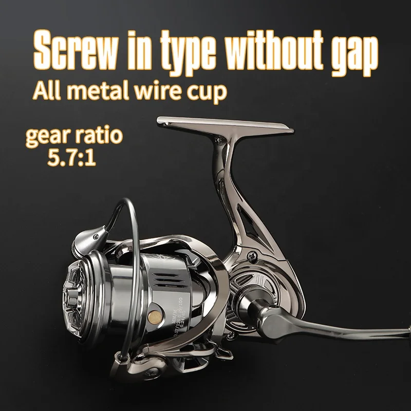 New Arrival 5.7:1 Big Metal Spool Distant Wheel Surf Reels Spinning Carp Reels Metal Fishing Reel For Sale