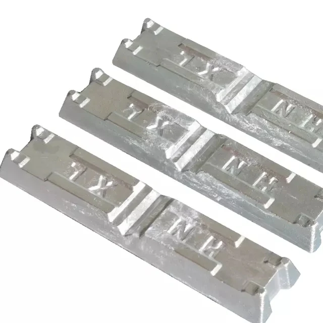 Китайский производитель, цинковый сплав, замак, 3 слитки для изготовления литья под давлением из цинкового сплава