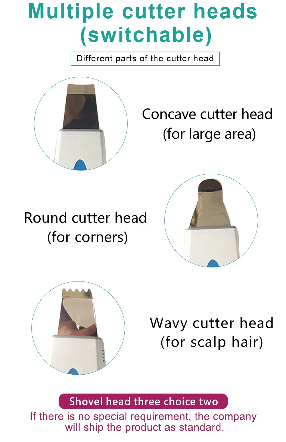 Portable Skin Rejuvenation Blackhead Removal Dead Skin Double Handles Ultrasonic Skin Scrubber Machine