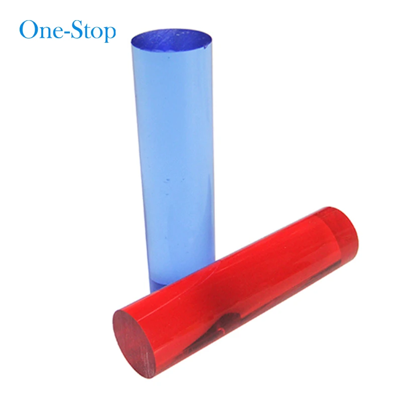 Customized acrylic stick color bubble stick high transparent crystal material organic hard plastic PMMA stick