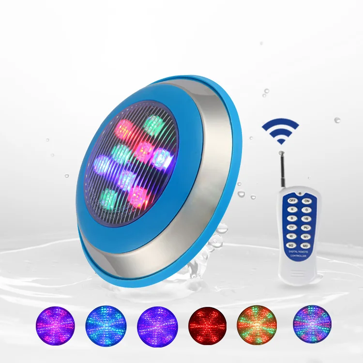 Оптовая продажа Светодиодный светильник с дистанционным управлением RGB Ac12v водонепроницаемый Ip68 Smd подводный светодиодный свет для бассейна
