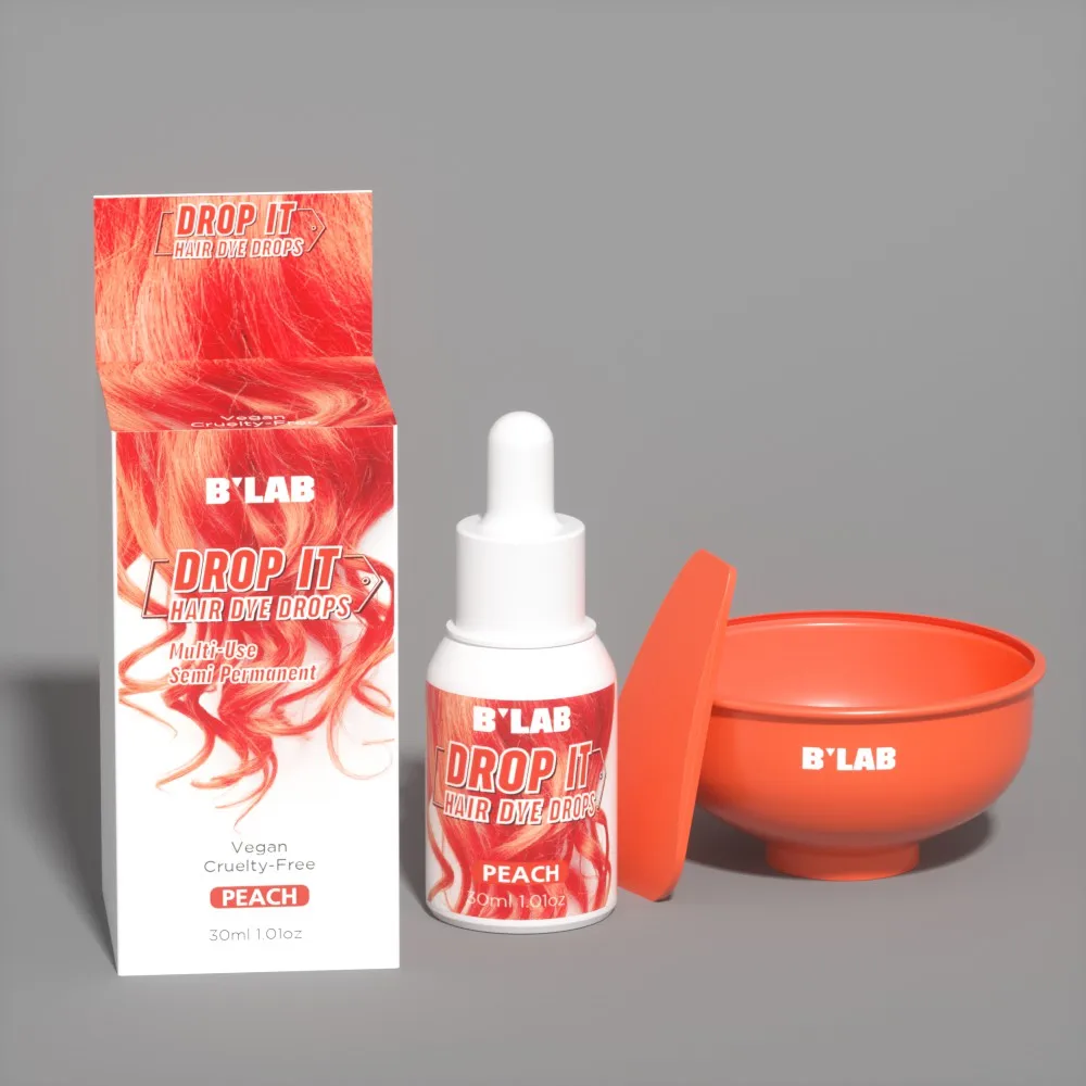 OEM ODM  Vegan Hair Care Hair Color Dye Shampoo Mixed with Hair Coloring Cream Semi-Permanent