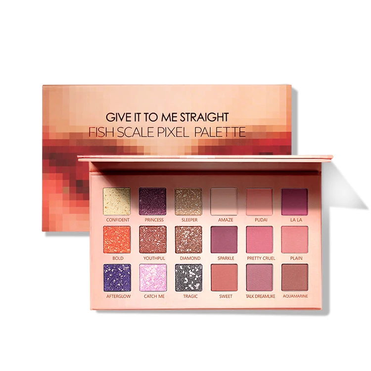 Low Moq Waterproof Chromatic Makeup Private Label Eyeshadow Palette