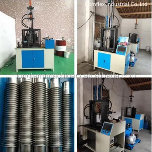 Automatic Hydroforming Vertical Flexible Corrugated Hose forming machine, Multi-pitch Bellow making machine