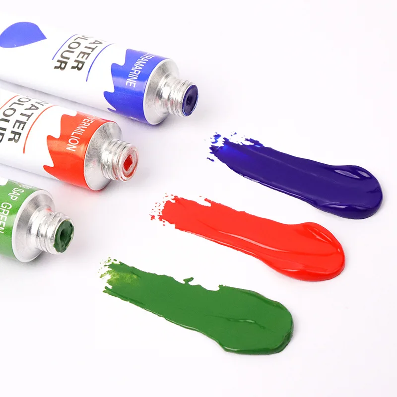 12 colors 6ml 12ml watercolor pigment boxed set painting sketch boxed manufacturer delivery guarantee