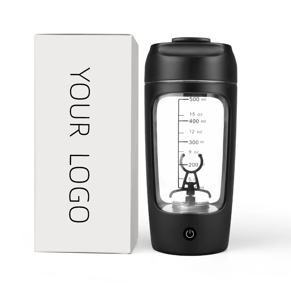 Wholesale Custom Logo BPA Free Automatic Self Stirring Shaker Cup Gym Fitness Electric Protein Shaker Bottles For Protein Shakes