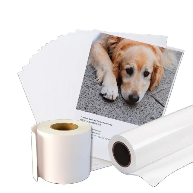 Environmental Art Reproduction OEM 240gsm RC Digital Inkjet Printing Photo Paper, Crystal