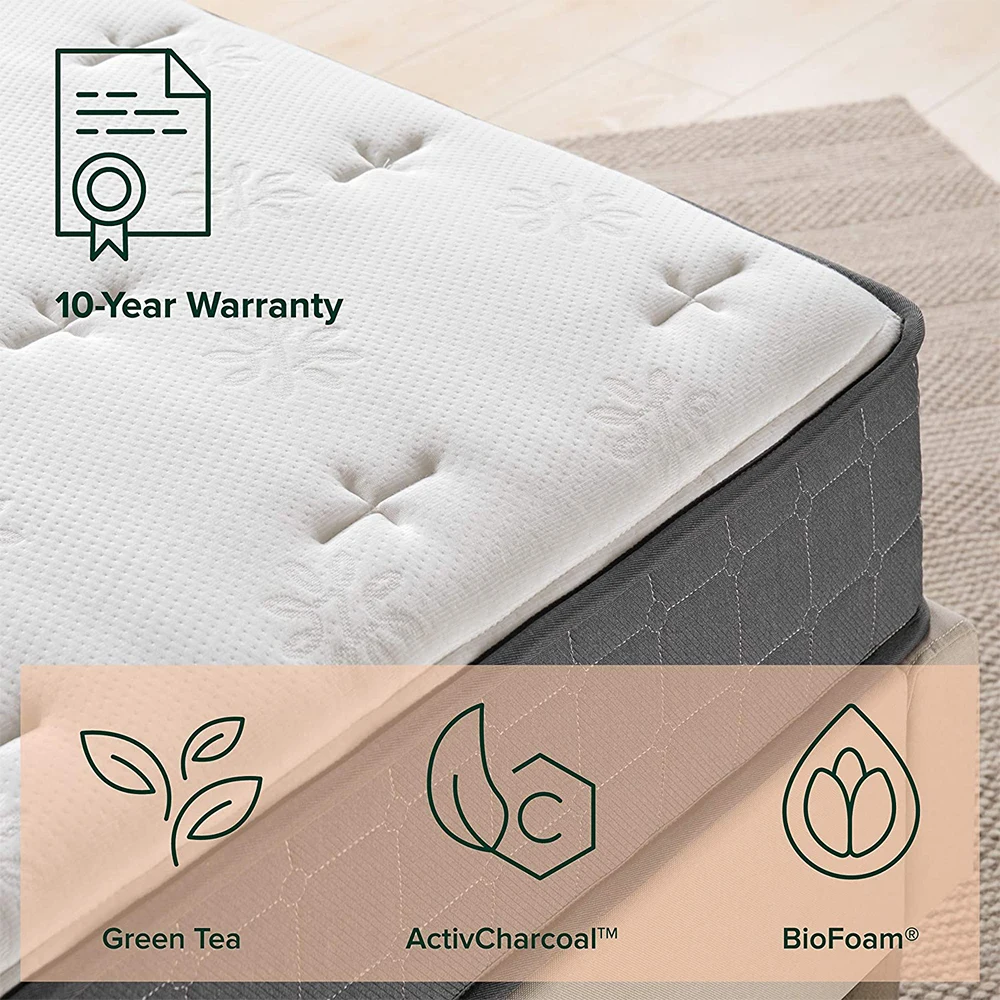 For Premium home  import wholesale modern bed mattresses furniture in a box king size spring latex gel memory foam mattress