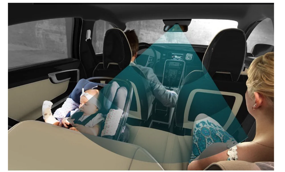 Alert Intrusion Detection Child Presence Detection Rear Occupant radar detector for car car security system MMWradar