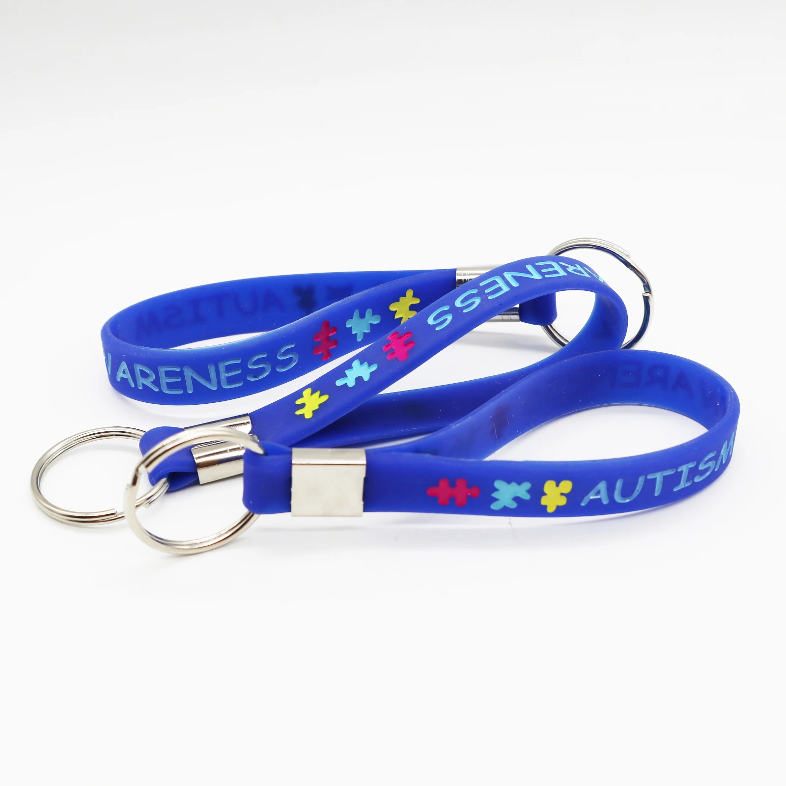 Autism Bracelet Inspirational Autism Awareness Wristbands Autism Colorful Silicone Motivational Wristbands for Kids Adult Man