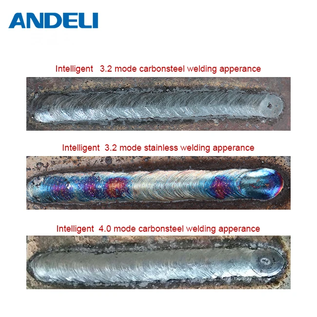 ANDELI 220V MMA smart portable single phase spot welding arc welding machine ARC-250T  low voltage inverter welding machine