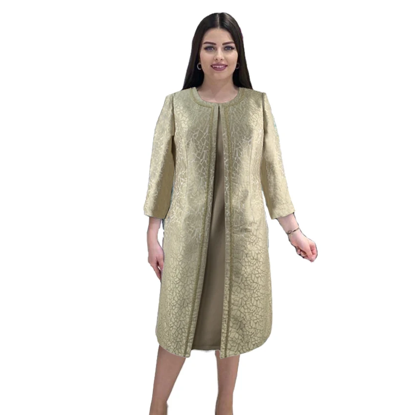 Turkey young lady church dresses suit with coat