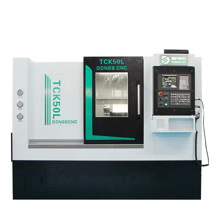Slant bed cnc turning center live tool 8 station hydraulic turret CNC lathe