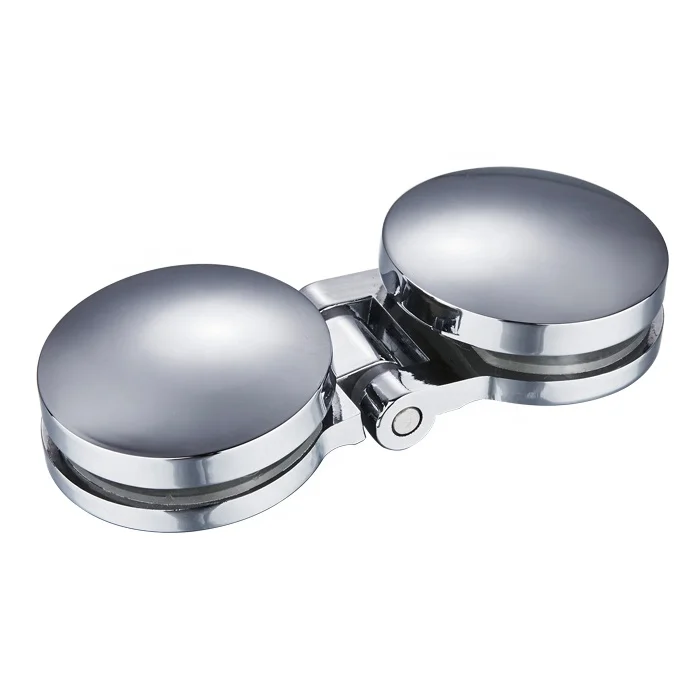 Shower enclosure screen door pivot hinge