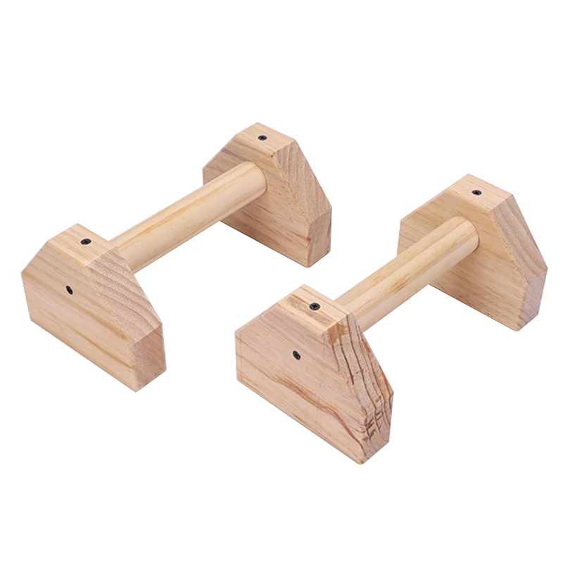 New Design fitness wood push up Handles Wooden Parallel bars gym home body training